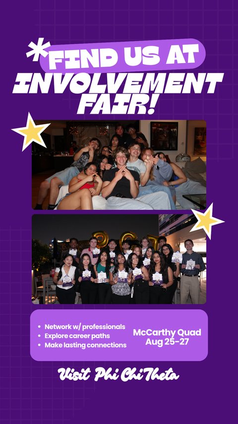 Find Us at Involvement Fair story graphic