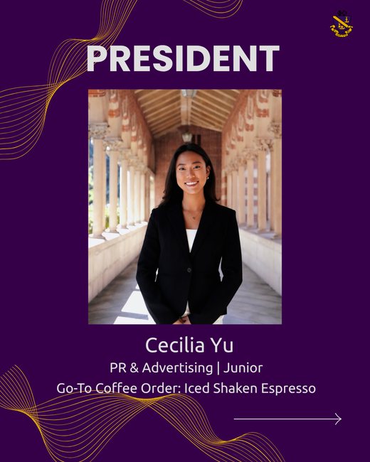 President, Cecilia Yu