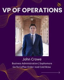 VP of Operations, John Crowe
