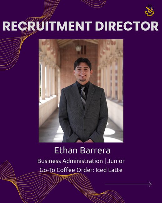 Recruitment Director, Ethan Barrera