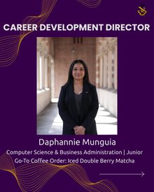 Career Development Director, Daphannie Munguia