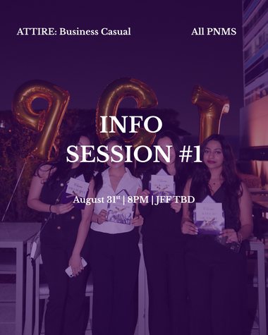Info Session #1 graphic
